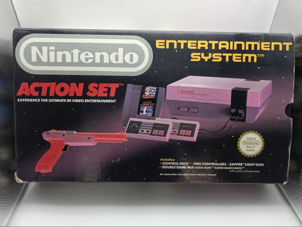 Nintendo Nes compleet in doos, Verzenden, Met 2 controllers, Zo goed als nieuw, /