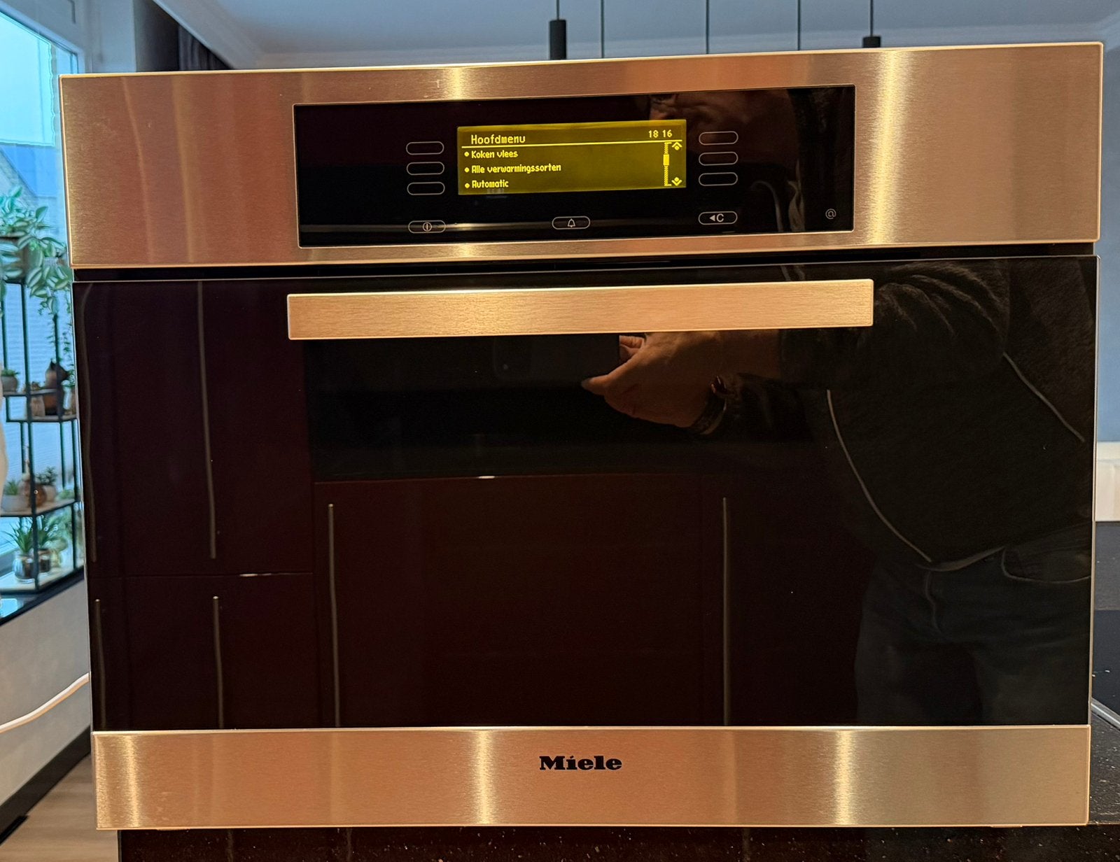 Miele Design Line stoomoven, Witgoed en Apparatuur, Ophalen, Zo goed als nieuw
