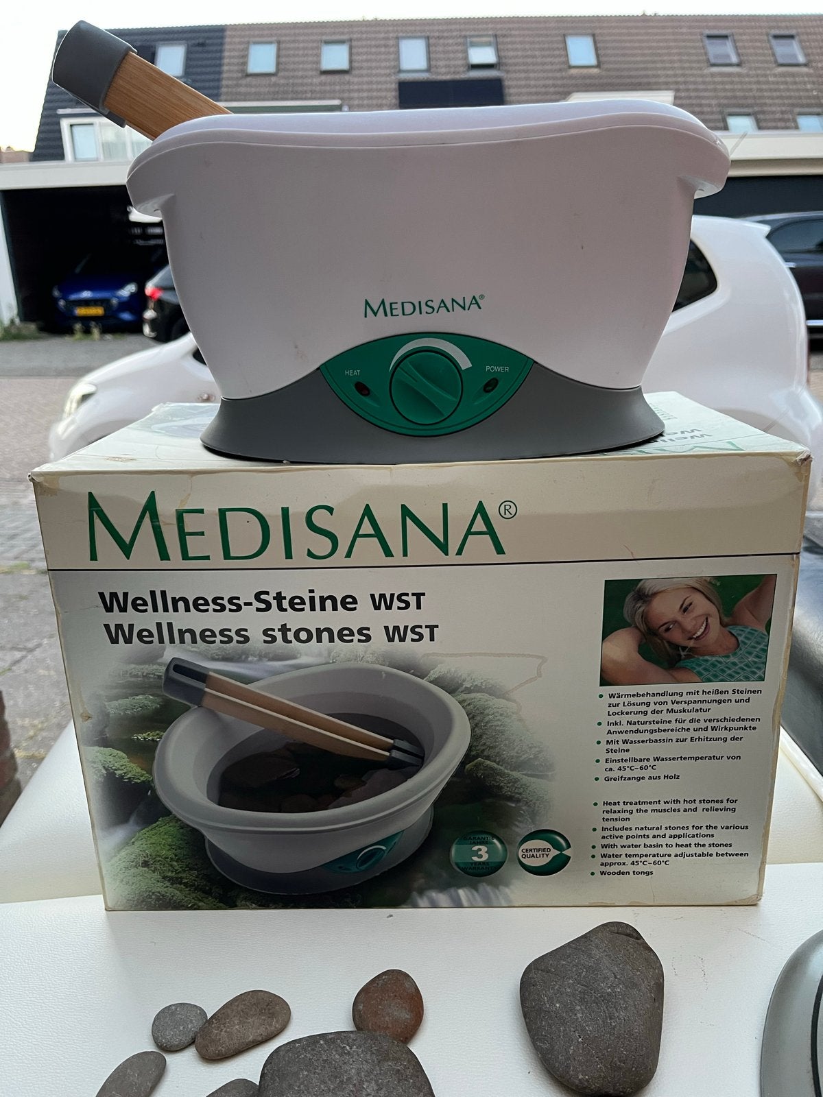 Medisana Hotstone Set - Wellness Stenen WST, Ophalen of Verzenden, Zo goed als nieuw, Overige typen