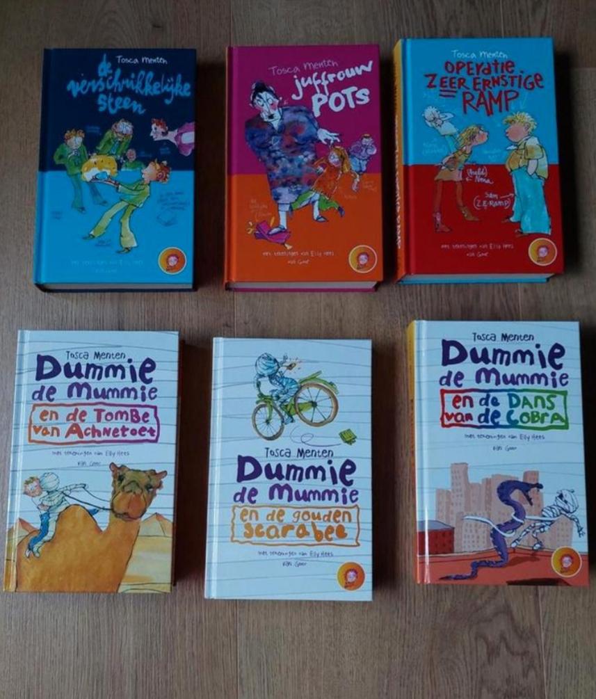6x boek Tosca Menten, dummie de Mummie, juffrouw Pots enz, Ophalen of Verzenden, Zo goed als nieuw