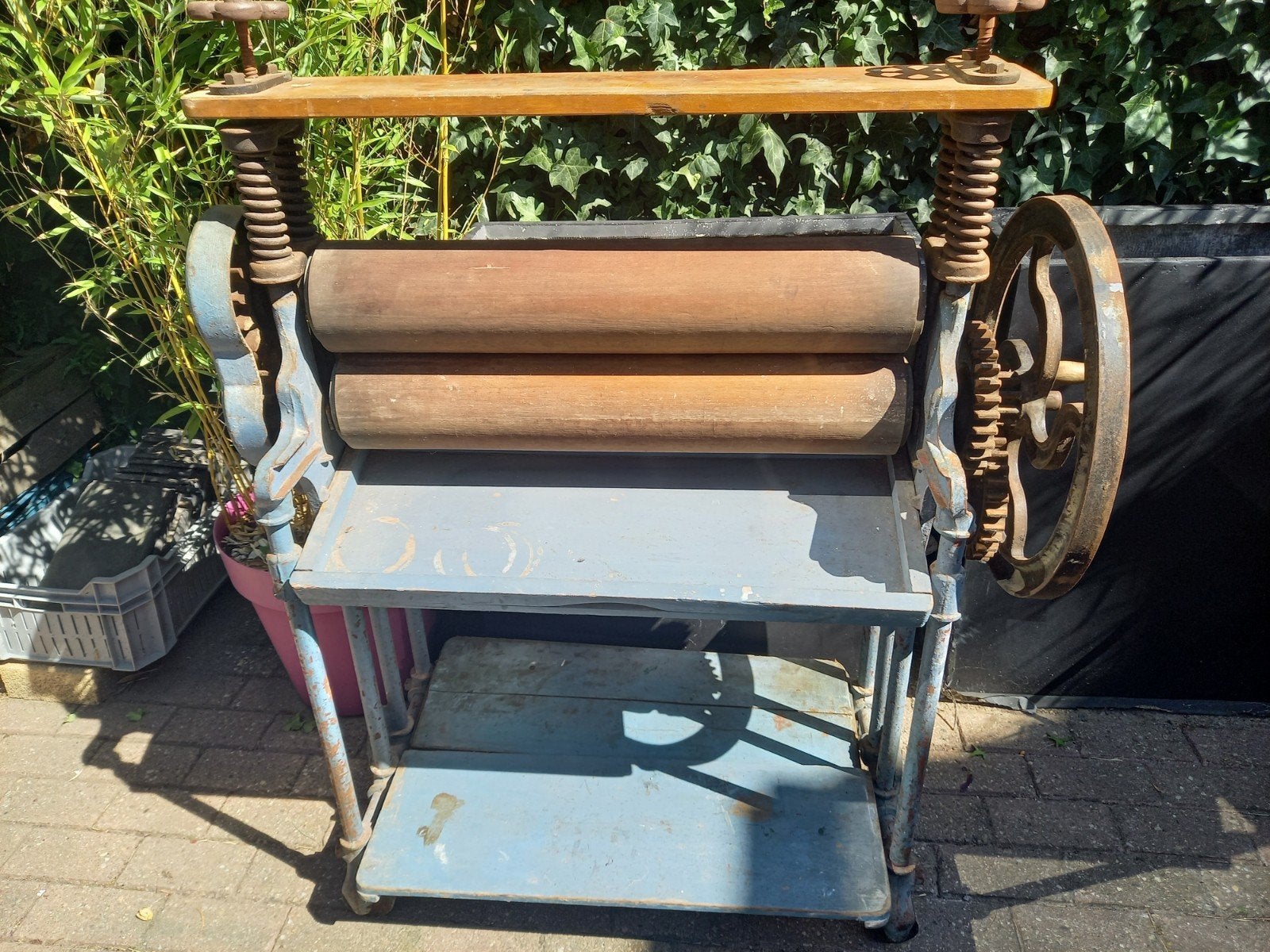 was wringer/ mangel antiek, Antiek en Kunst, Ophalen