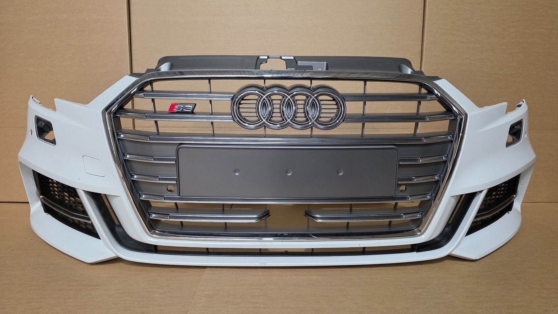 Voorbumper Audi A3 8V Facelift S3 8V0 PDC KLS bj.2017-2021 O, Gebruikt, -, Voor, Ophalen of Verzenden