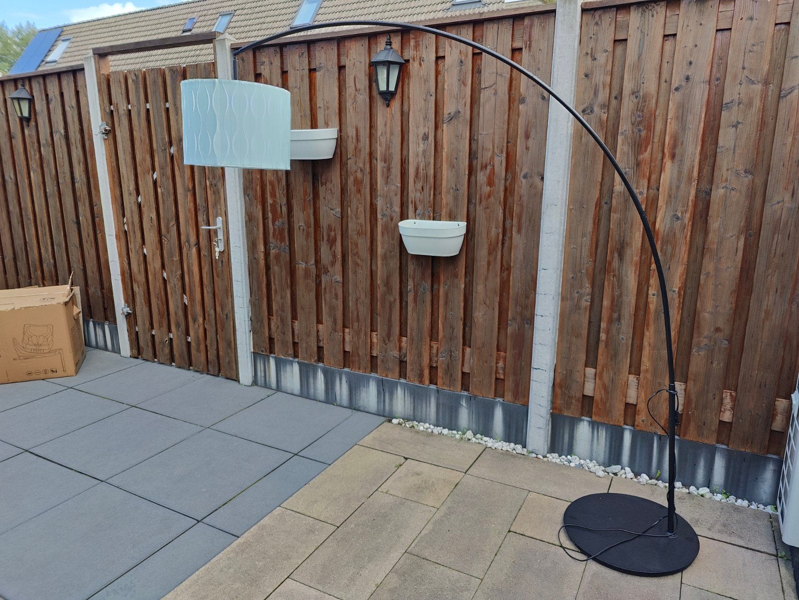 IKEA Skaftet vloerlamp, Ophalen, Metaal, E27 (groot), Zo goed als nieuw