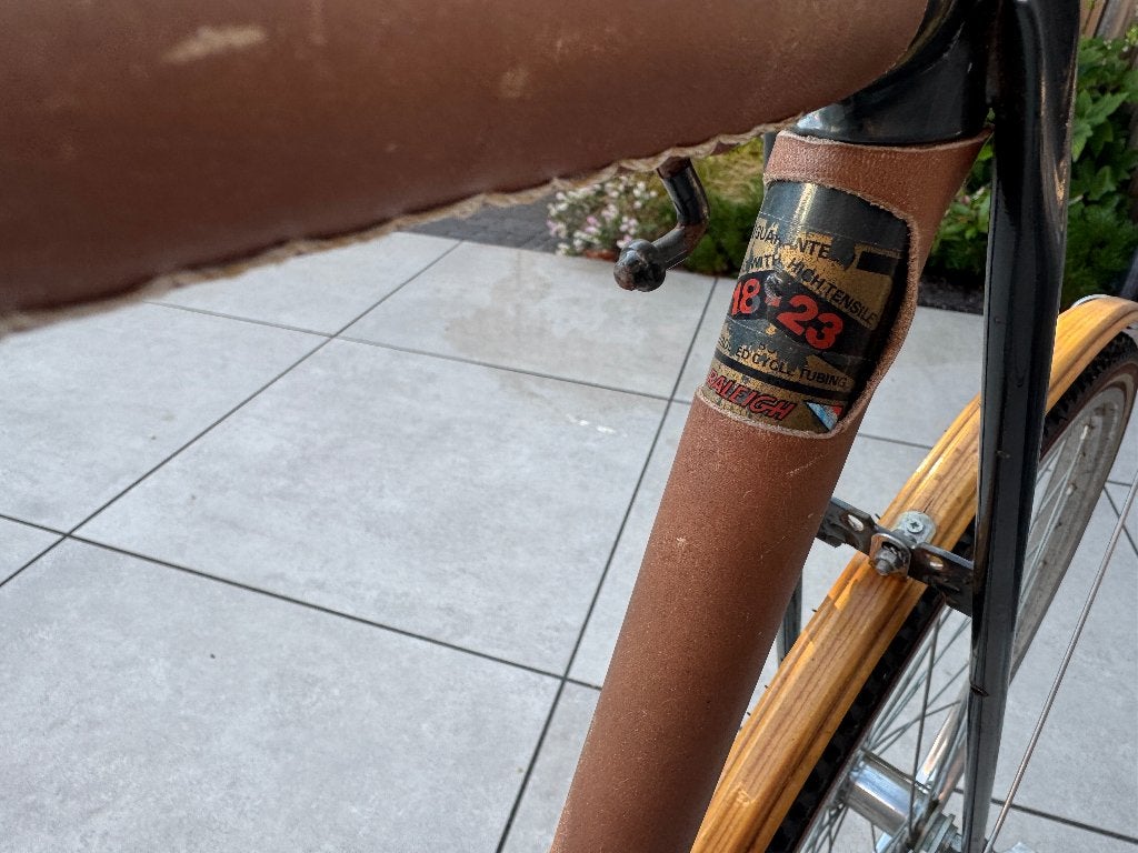 Te koop aangeboden Raleigh Vintage fiets - Klassieke Stijl, Ophalen, Gebruikt, Terugtraprem, Overige merken