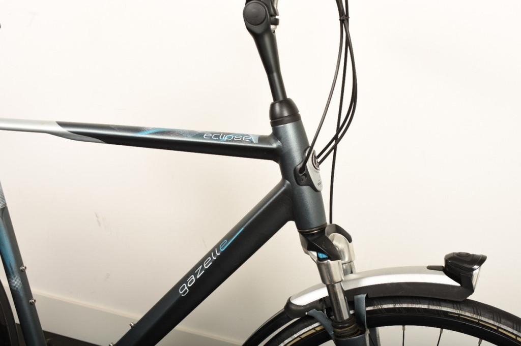 Gazelle Eclipse LTD Heren Zilver/Blauw mat 61cm 2016, Fietsen en Brommers, Fietsen | Heren | Herenfietsen, Gebruikt, -, - 0
-, NL