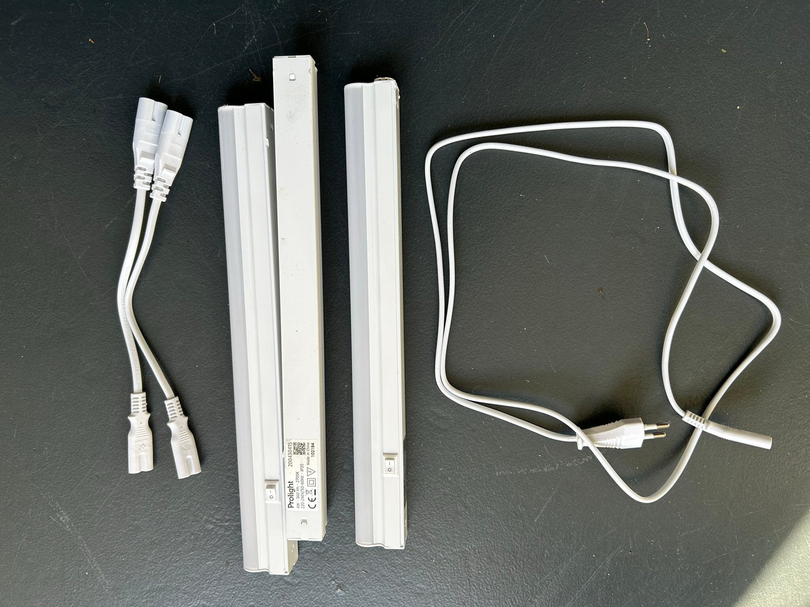 ProLight LED-strips (3 stuks) met schakelaar en accessoires, Met schakelaar, Wit, Overige merken, Kunststof