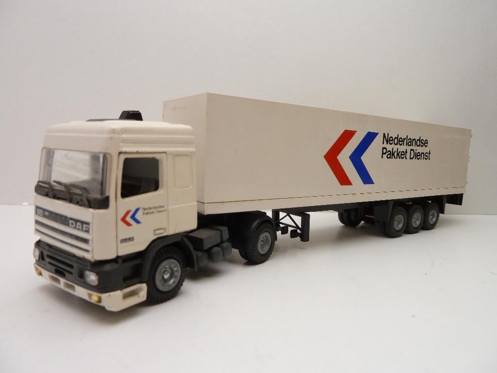 DAF 95 ati  '' Nederlandse Pakket Dienst ''  Tekno, Ophalen of Verzenden, Gebruikt, Bus of Vrachtwagen, Tekno