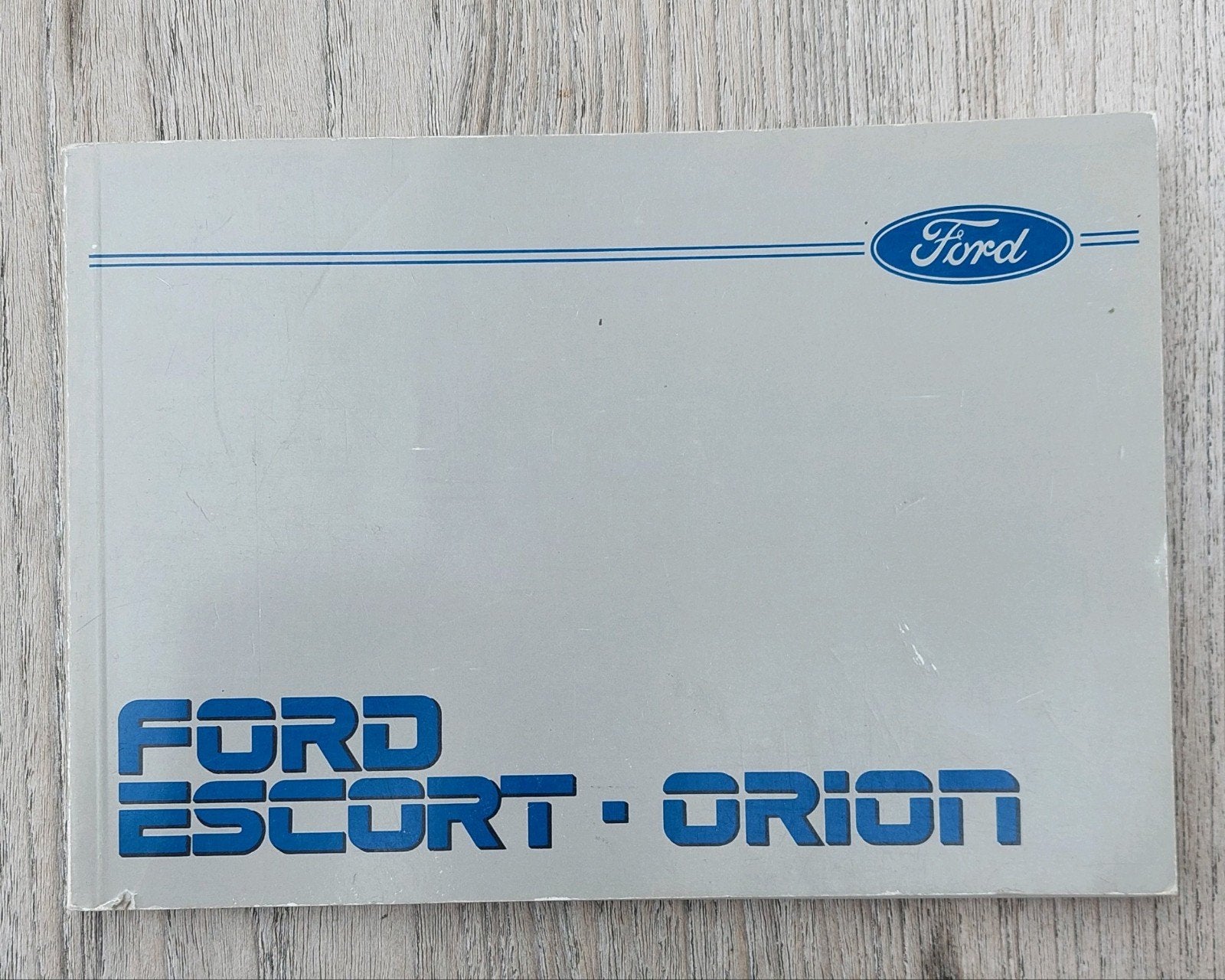 Handleiding instructieboekje Ford Escort Orion, Ophalen of Verzenden