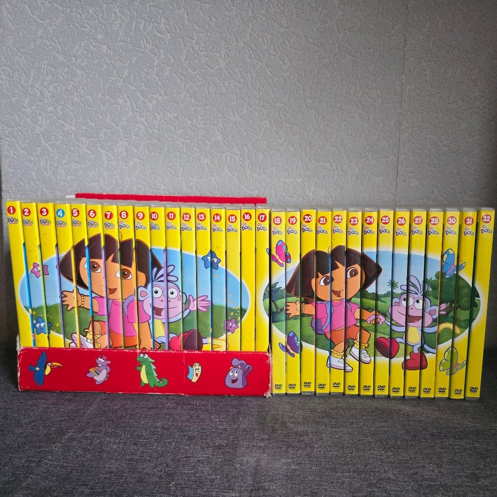 Dora the Explorer box 32dvd's, Alle leeftijden, Ophalen, Gebruikt, Boxset
