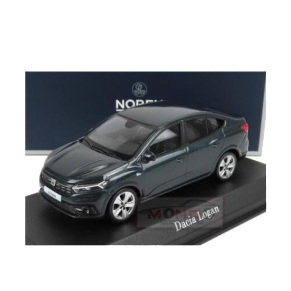 Dacia Logan 2021 Grijs Modelauto 1/43 Norev, Hobby en Vrije tijd, Modelauto's | 1:43, Auto, Norev, Ophalen of Verzenden, Norev