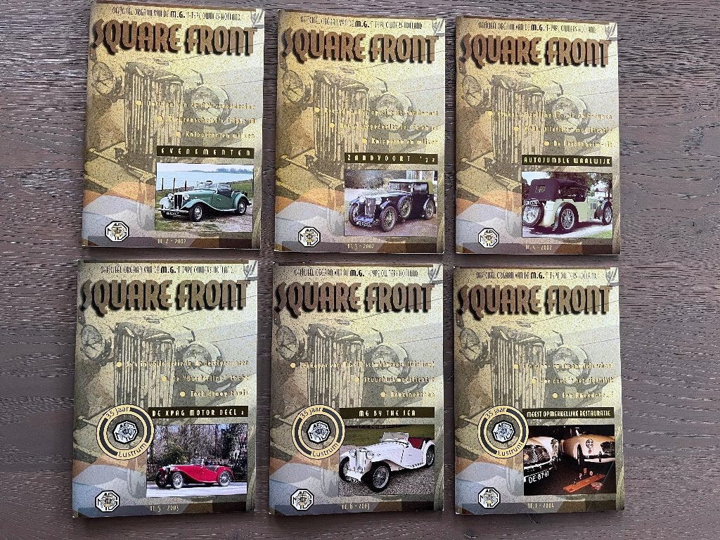 Clubbladen van de MG T Type Club: Square Front Nr. 2, 2002, Ophalen of Verzenden, Nieuw, Overige merken