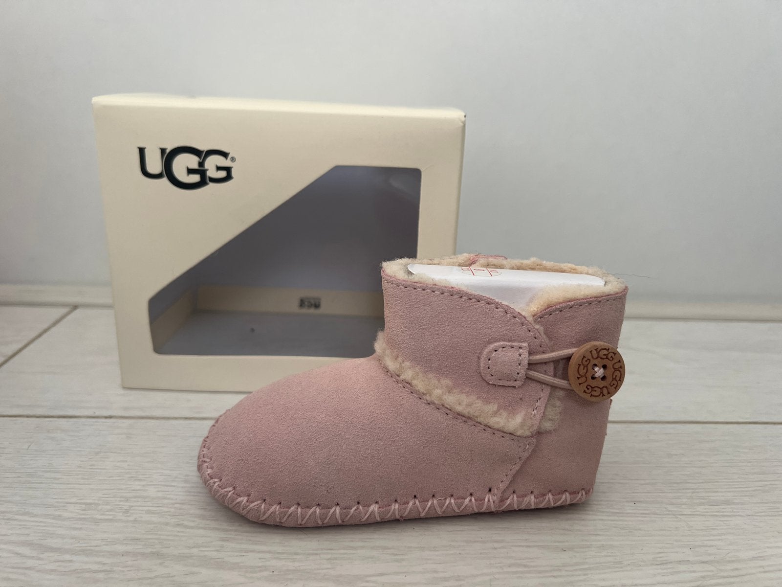 UGG Lemmy II Baby Laarsjes Roze - Maat 4/5 (12-18maanden), Ophalen of Verzenden, Nieuw, Meisje, Laarsjes