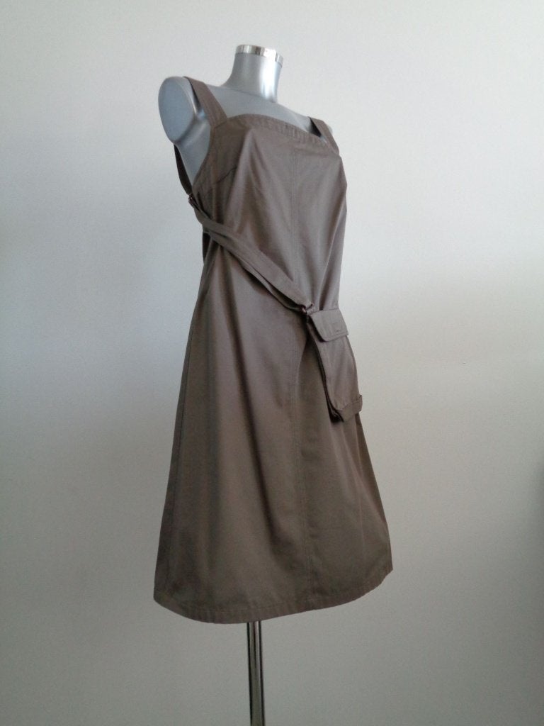 Max Mara - Sportmax jurk, maat medium, origineel en NIEUW, Maat 38/40 (M), Bruin, Max Mara, Nieuw