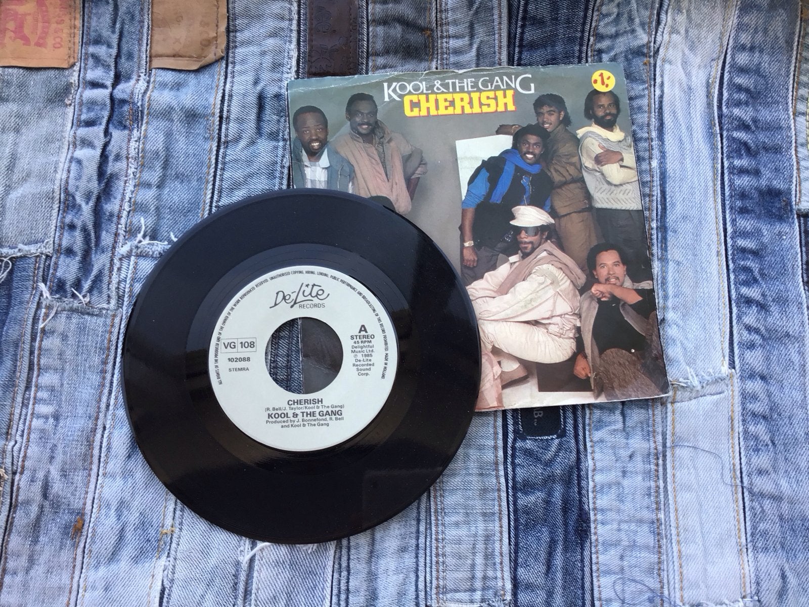 Kool & The Gang - Cherish 7 inch single (Gebruikt), Gebruikt, 7 inch, R&B en Soul, Single