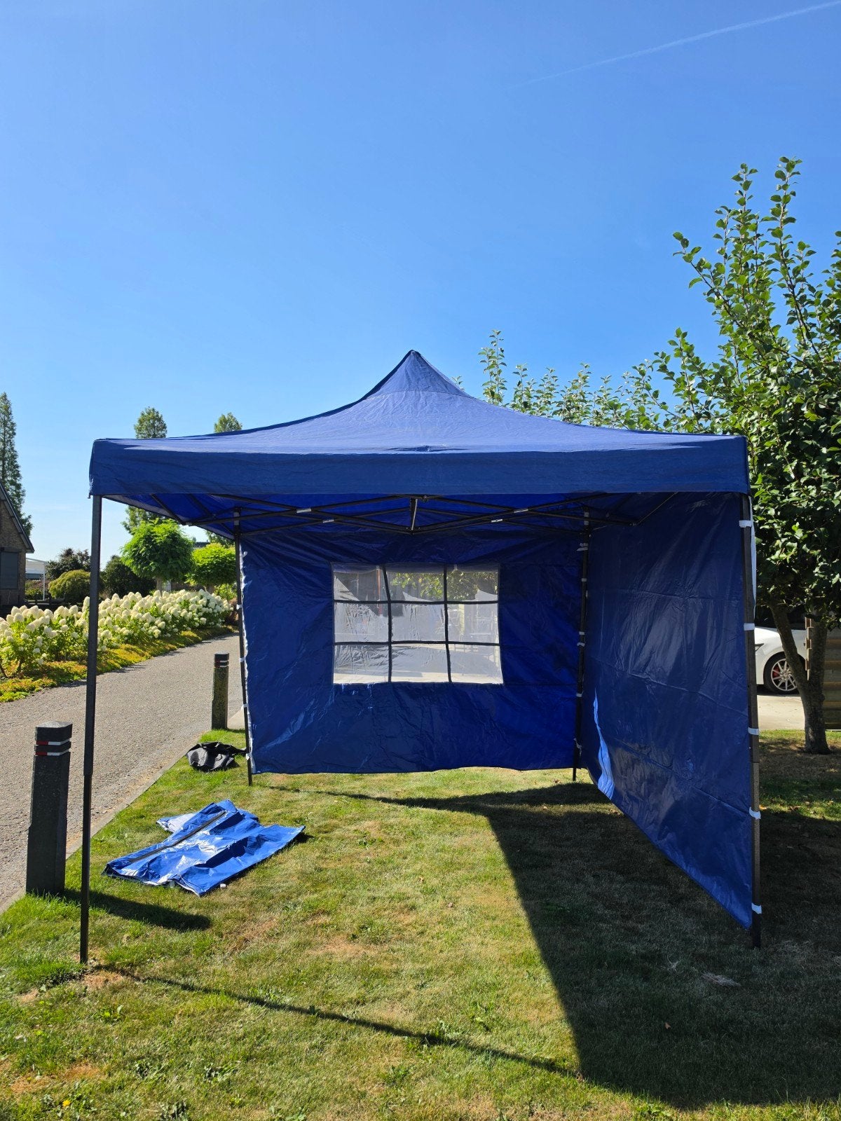 Pop-Up Partytent | 2,9m bij 2,9m | Hoogte 2m | Nok 3,1m, Tuin en Terras, Partytenten, Ophalen, Gebruikt, Minder dan 5 meter