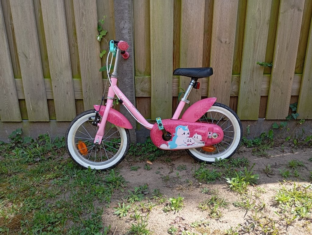 Kinderfiets, Ophalen, Zijwieltjes, Gebruikt, Minder dan 16 inch
