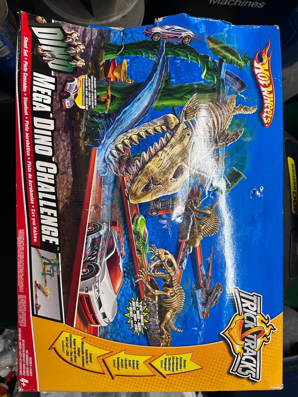 Hot Wheels Mega Dino Challenge Racebaan (2008) - Compleet, Kinderen en Baby's, Speelgoed | Racebanen, Ophalen of Verzenden, Hot Wheels