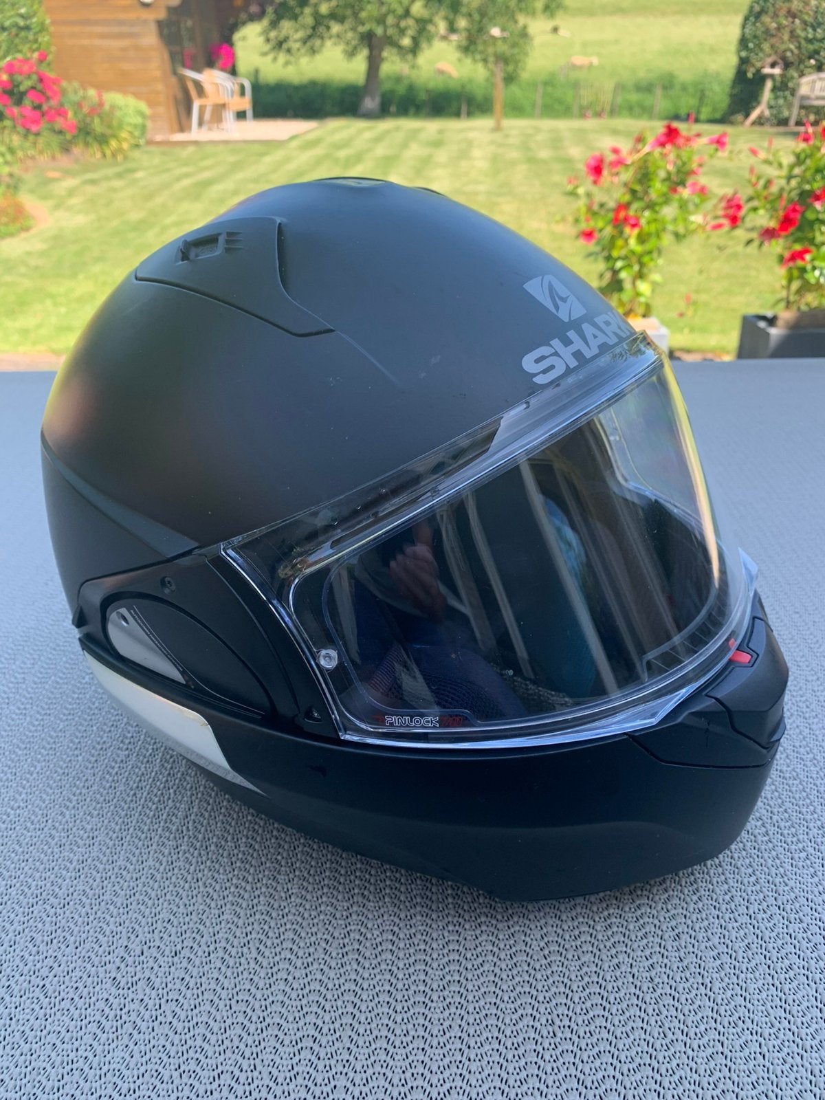 Shark Evo one systeemhelm maat L, Motoren, Kleding | Motorhelmen, Systeemhelm, Dames, Shark, Ophalen of Verzenden