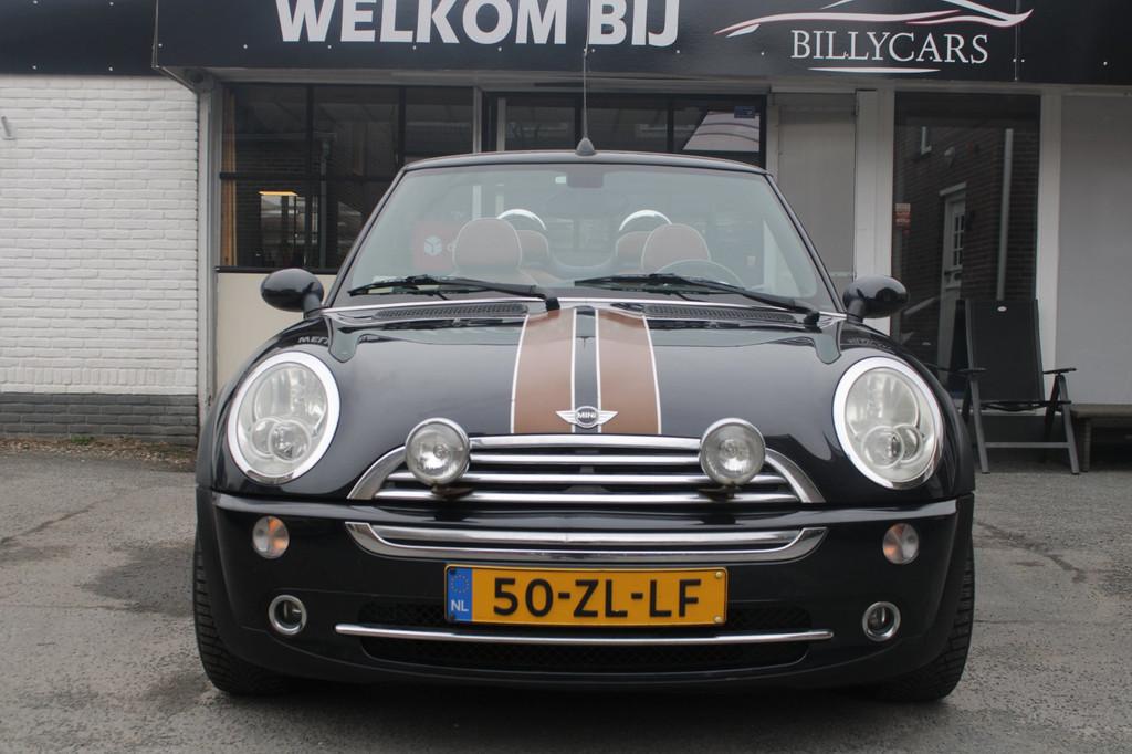 Mini Mini Cabrio 1.6 Cooper Sidewalk | Cabrio | Airco | Crui, Auto's, Mini, Voorwielaandrijving, Gebruikt, Zwart, 4 cilinders