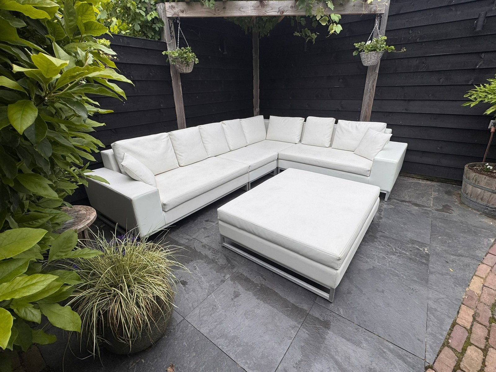 Manutti Zendo Loungeset, Ophalen, Zo goed als nieuw, Wicker, Hocker
