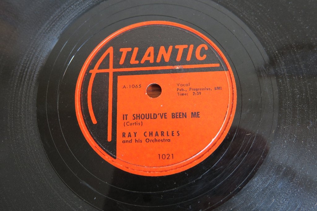 Ray Charles It Should've Been Me 78rpm 78 toeren jukebox hit, Gebruikt, 10 inch, Overige genres, Ophalen of Verzenden