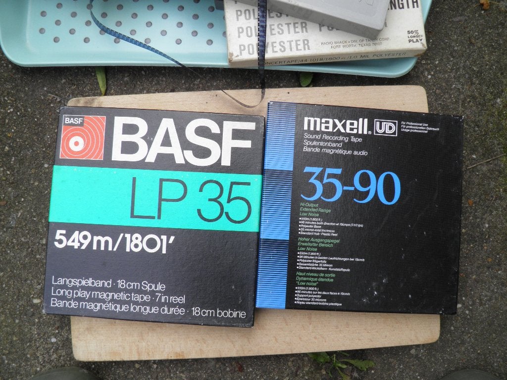 Maxel geluidsbanden plus basf, Audio, Tv en Foto, Ophalen of Verzenden, Bandrecorder