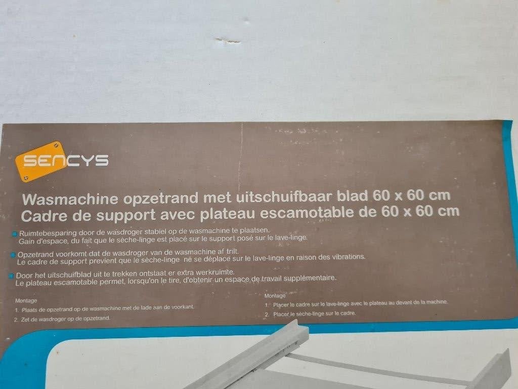 Sencys wasmachine opzetrand met uitschuifbaar blad, Ophalen of Verzenden, Nieuw