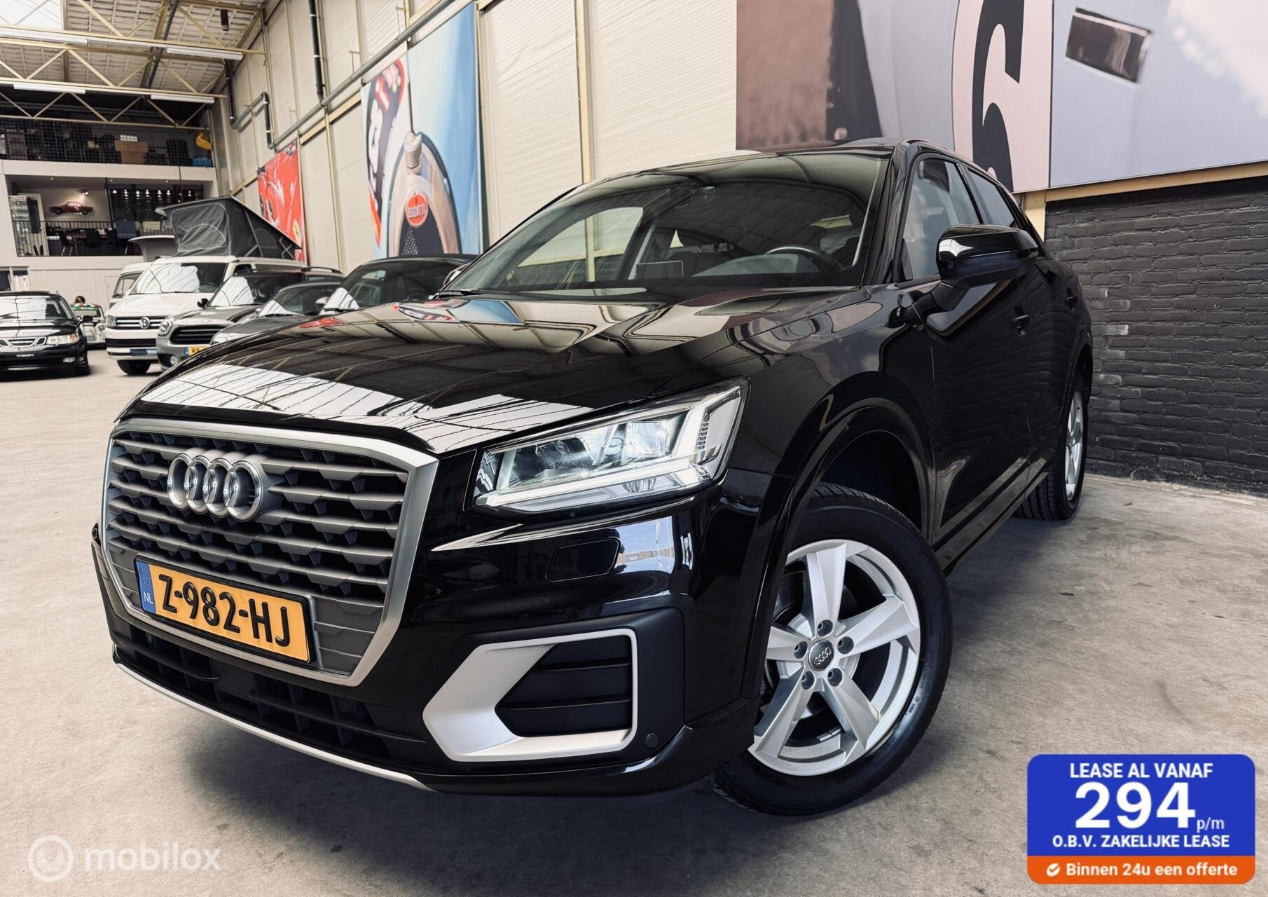 Audi Q2 1.4 TFSI CoD Sport|AUT| LED| CAMERA|, Gebruikt, 4 cilinders, 150 pk, Zwart