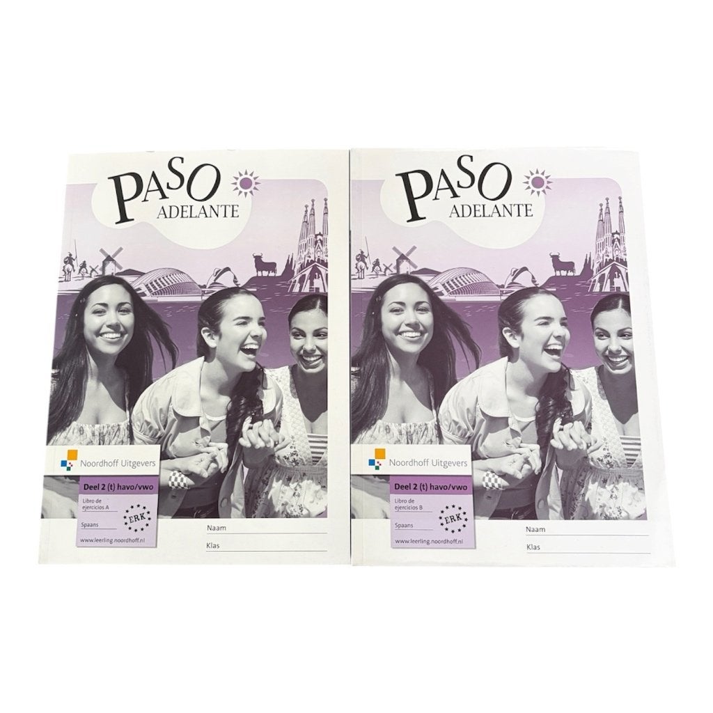 Paso Adelante Deel 2 (t) havo/vwo (Boek A+B) Helemaal nieuw!, Overige vakken, Verzenden, Noordhoff Uitgevers, HAVO