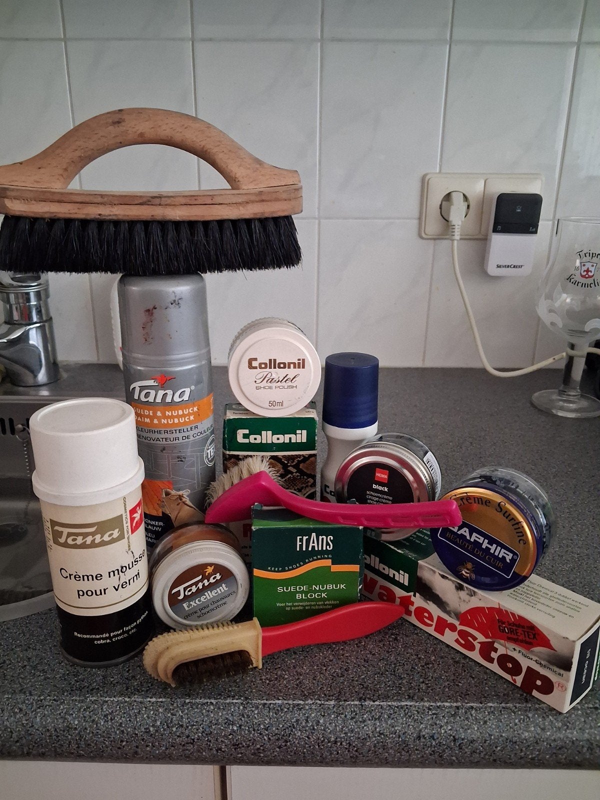 ALLERLEI RETRO SCHOENPOETS SPULLETJES  ECHT NOSTALGIE !, Ophalen of Verzenden, Huis en Inrichting