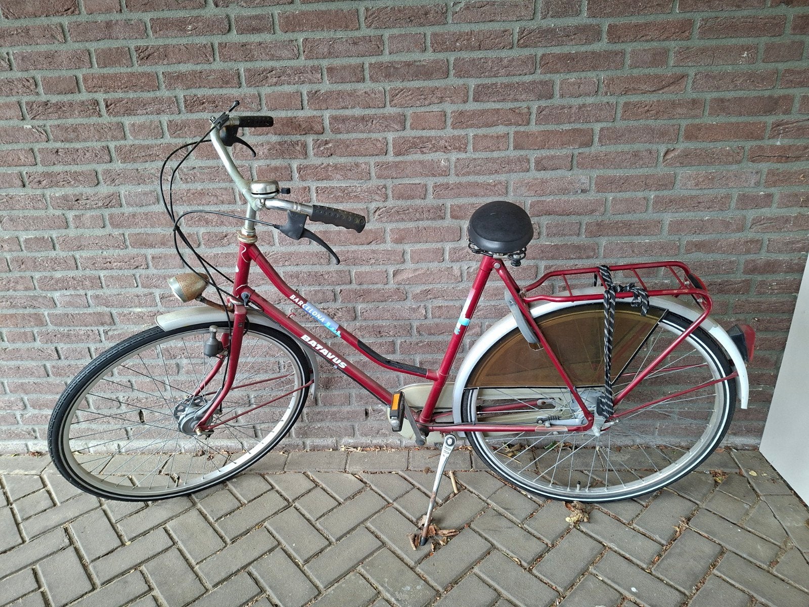 Batavus damesfiets met rokzadel, Ophalen, Gebruikt, Batavus