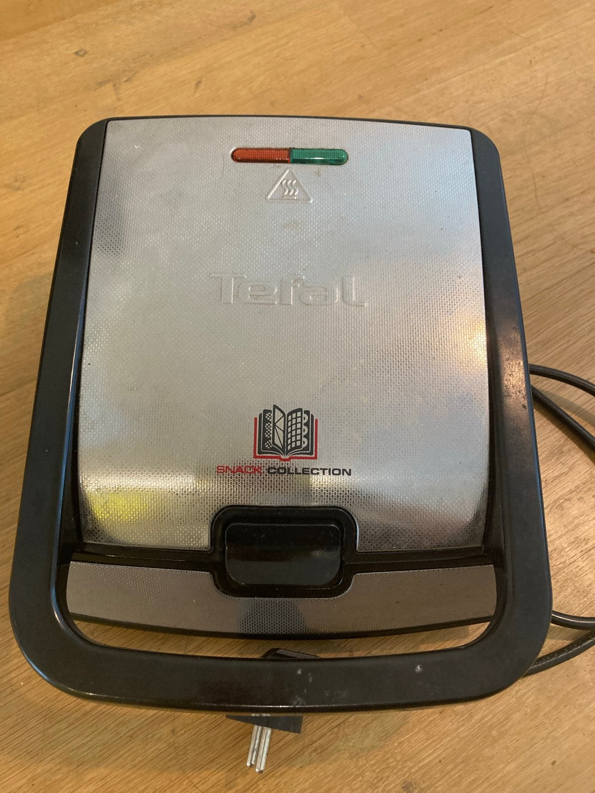 Tefal Snack Collection wafelijzer met 3 platen sets, Ophalen, Uitneembare platen, Gebruikt