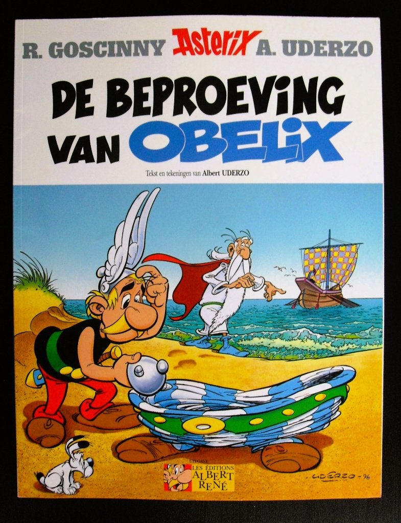 Asterix De Beproeving Van Obelix Stripboek, Eén stripboek, Ophalen of Verzenden, Zo goed als nieuw, Goscinny & Uderzo