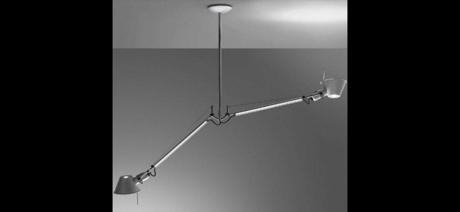 Artemide Tolomeo Due Bracci Hanglamp - Design Klassieker, Huis en Inrichting, Lampen | Hanglampen, Ophalen of Verzenden, Gebruikt