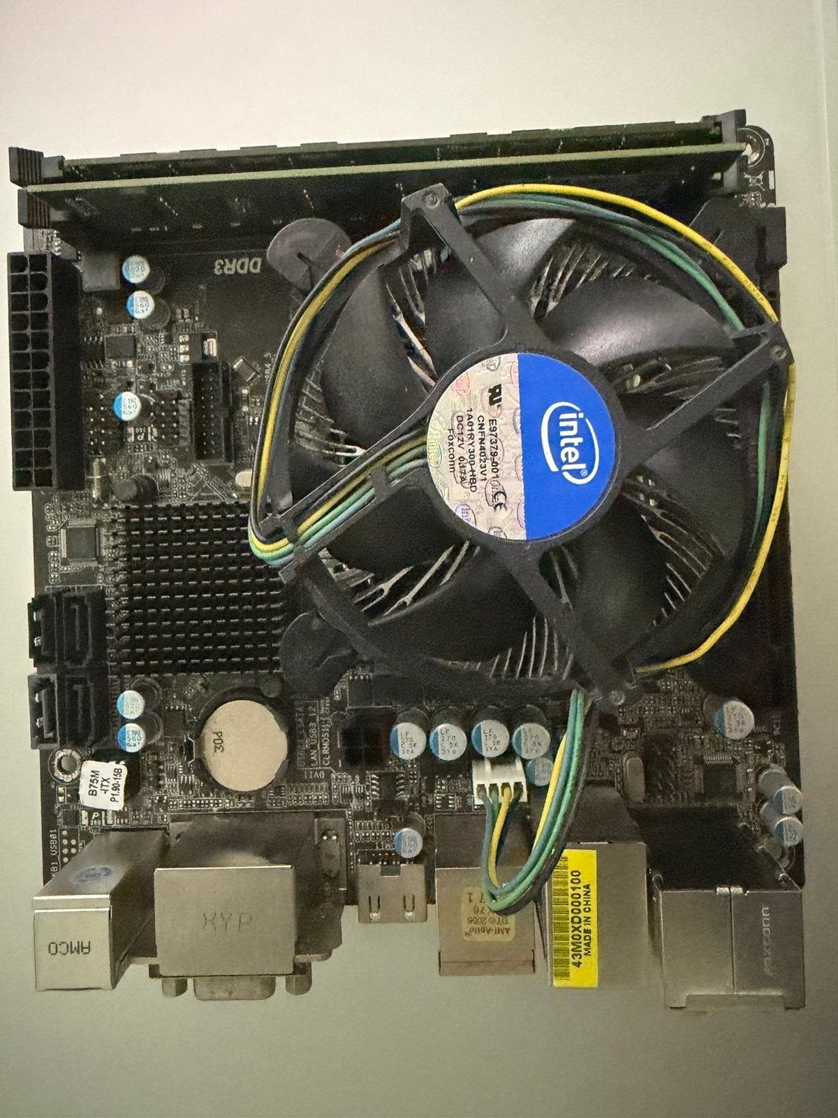 Asrock B75M-ITX + i5-3570 + 8GB DDR3, Ophalen of Verzenden, Gebruikt, Intel, DDR3