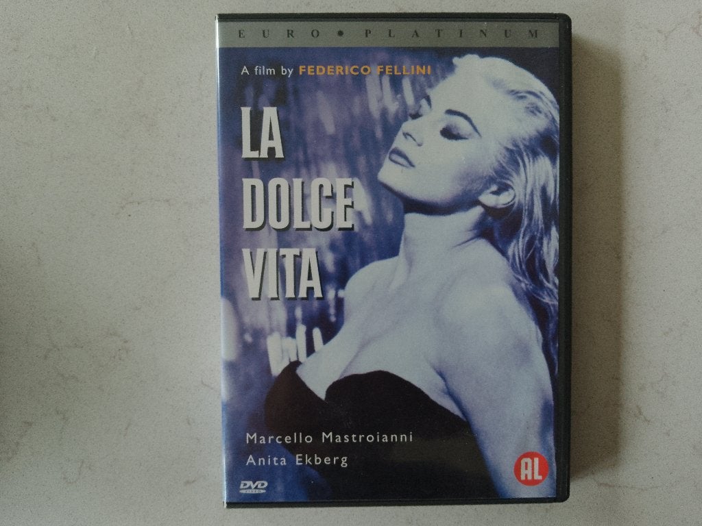La dolce vita - Federico Felini, Alle leeftijden, Drama, Ophalen of Verzenden, Zo goed als nieuw