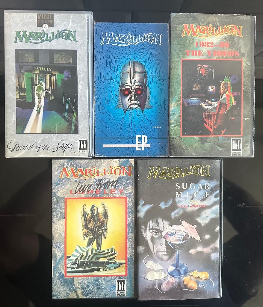 Marillion VHS videobanden Grendel Recital Loreley The Videos, Alle leeftijden, Ophalen of Verzenden, Zo goed als nieuw, Overige genres