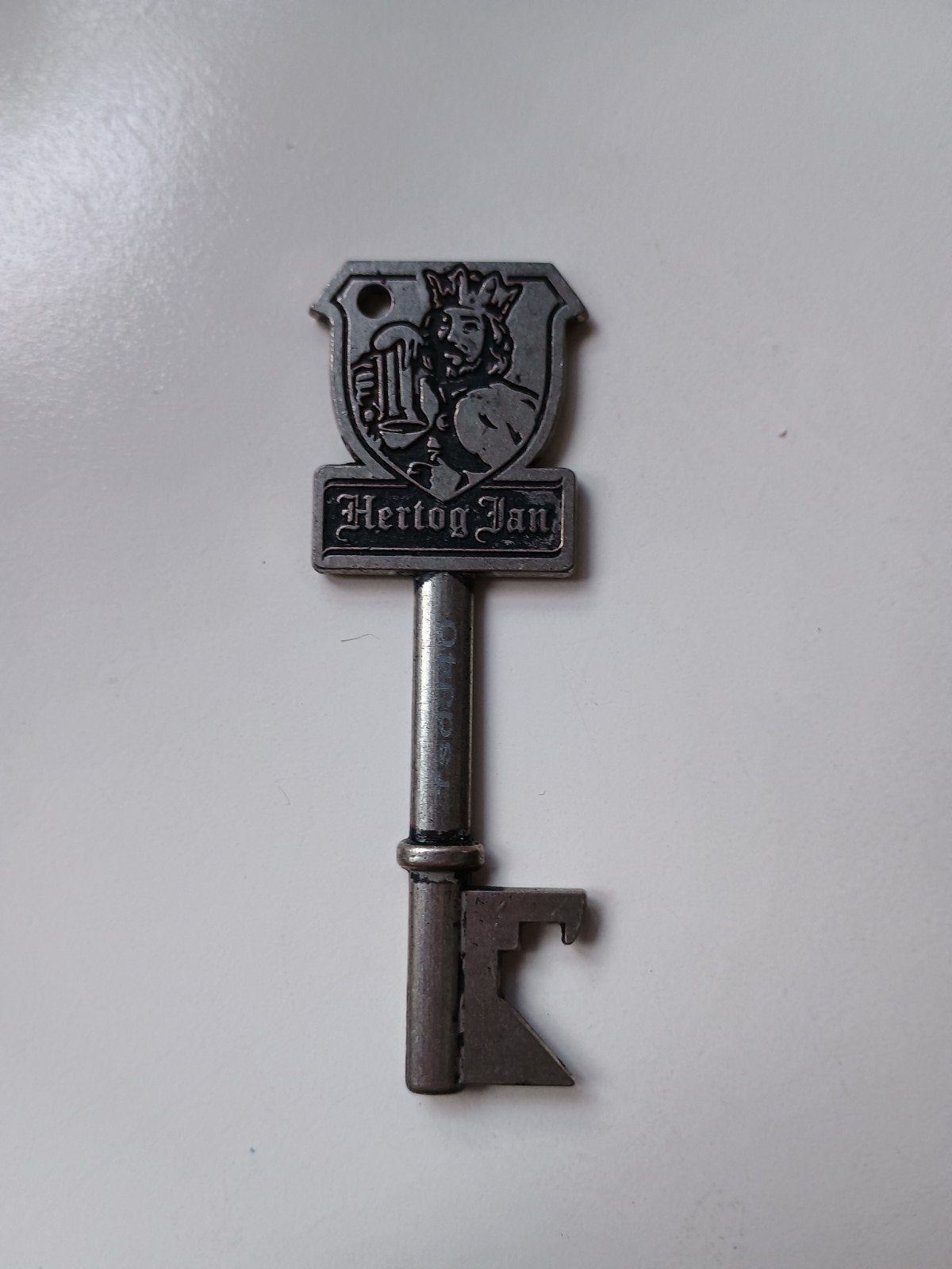 Oude  Hertog Jan Bier Flesopener, Ophalen of Verzenden, Flesopener, Hertog Jan