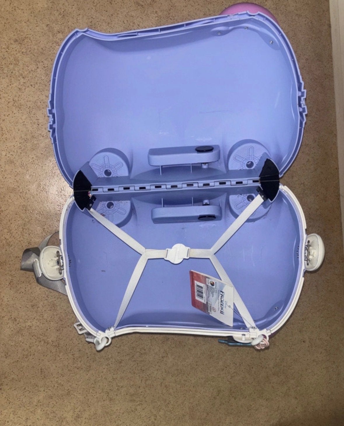 Frozen kinderkoffer met wieltjes en trekstang, Ophalen, 40 tot 60 cm, Gebruikt, 20 tot 30 cm