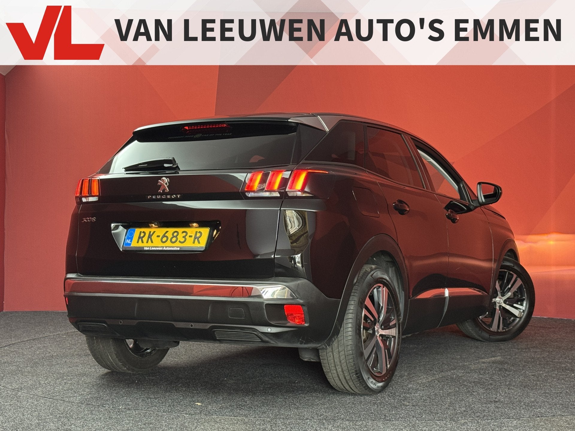 Peugeot 3008 1.2 PureTech Allure | Navigatie | Automaat | Cr, Auto's, Gebruikt, 1199 cc, Leder en Stof, Zwart