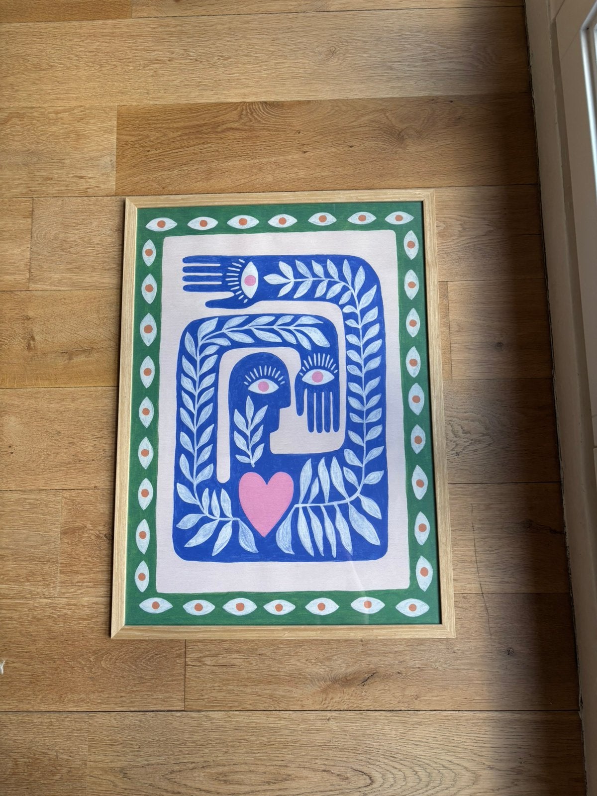 Abstracte poster, Ophalen, Zo goed als nieuw, 50 tot 75 cm, Foto of Poster