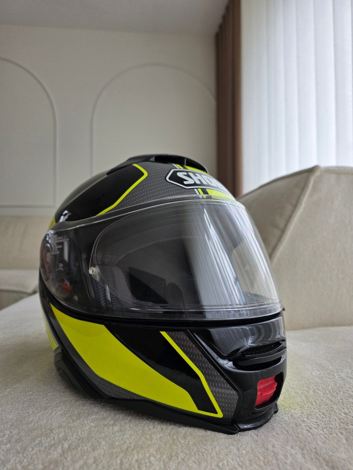 Shoei Neotec 2 met SENA Srl 2 | Maat S | Zo goed als nieuw, Motoren, Kleding | Motorhelmen, Systeemhelm, Dames, Ophalen of Verzenden