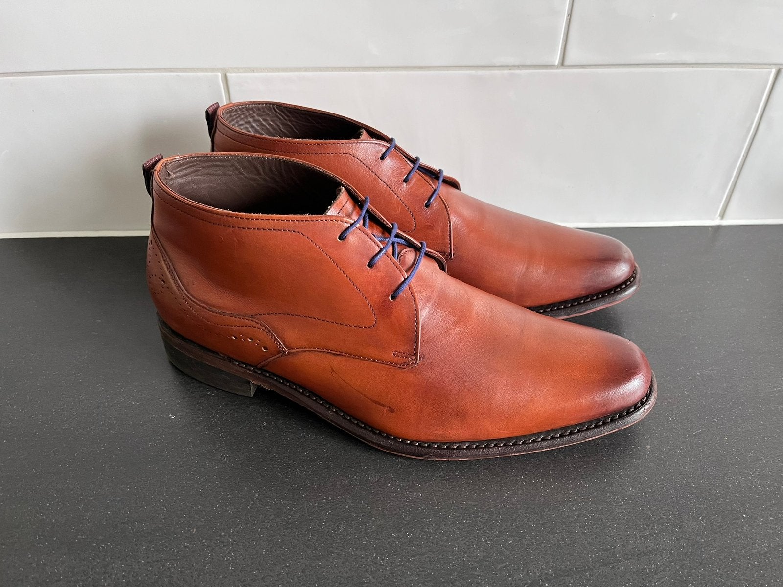 Floris van Bommel herenschoenen maat 8 / 42 H, Kleding | Heren, Floris van Bommel, Bruin, Floris van Bommel, Ophalen of Verzenden