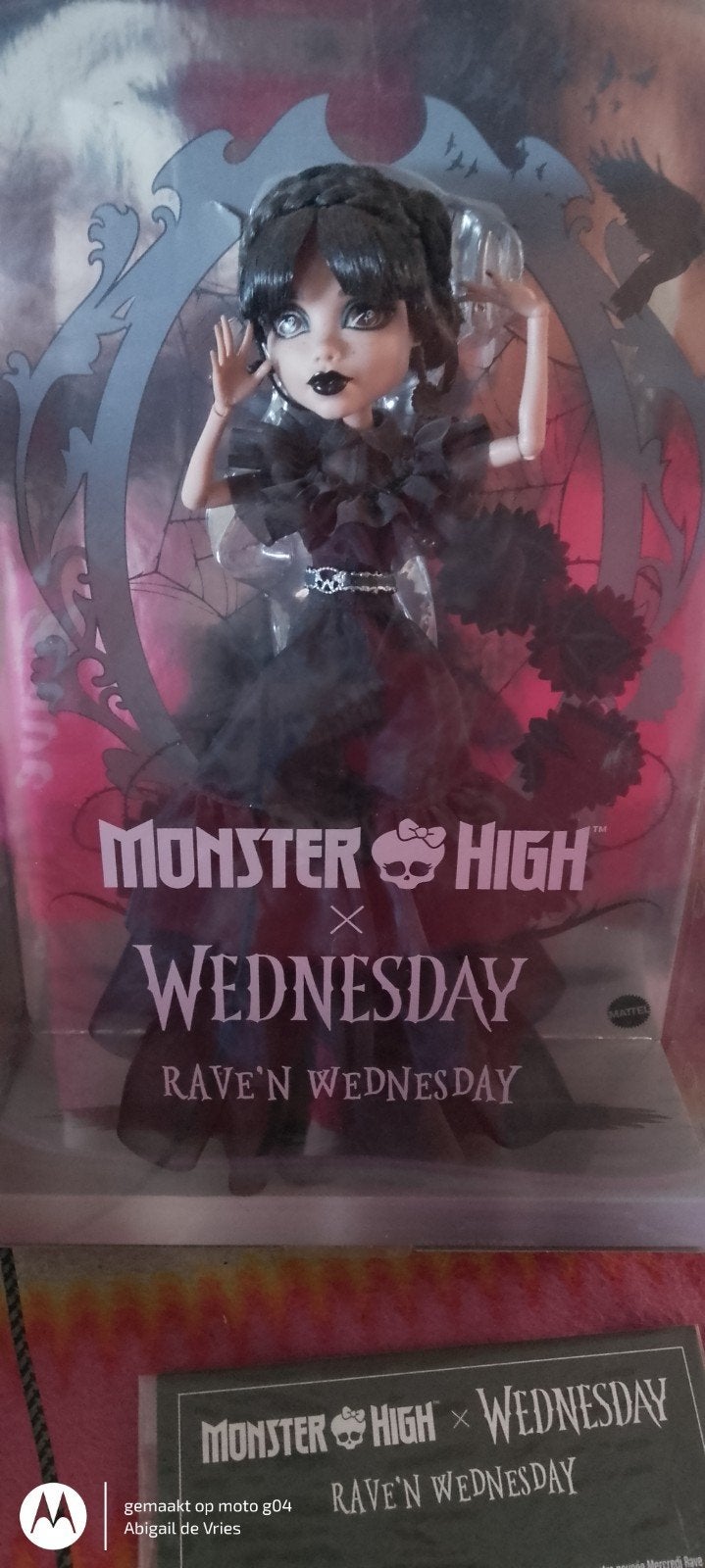 Monster High x Wednesday Rave'n Wednesday pop, Ophalen, Zo goed als nieuw, Overige typen