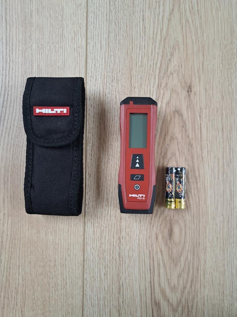 Hilti PD-5 Afstandsmeter Laser - Nieuwstaat, Doe-het-zelf en Verbouw, Meetapparatuur, Ophalen of Verzenden, Nieuw, Afstand