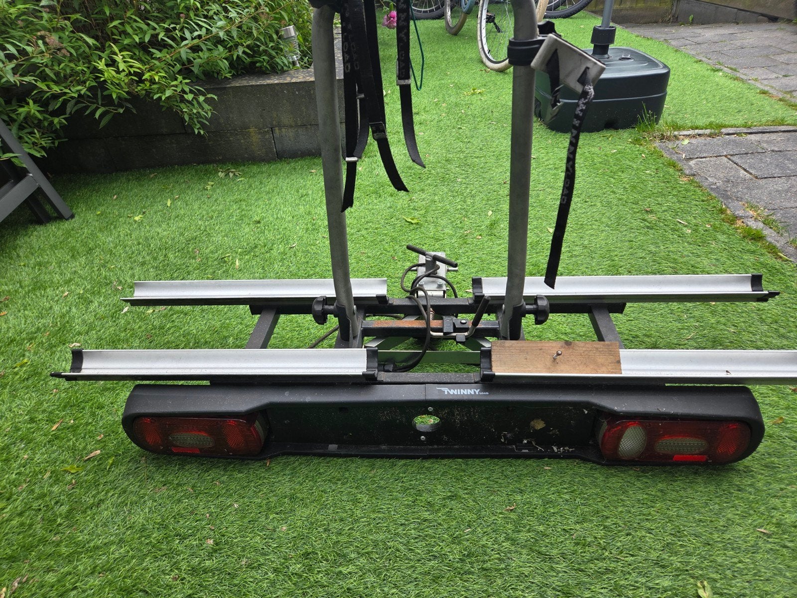 Twinny Load e-Base Trekhaakdrager voor 2 fietsen, Gebruikt, Ophalen of Verzenden, 2 fietsen, Trekhaakdrager