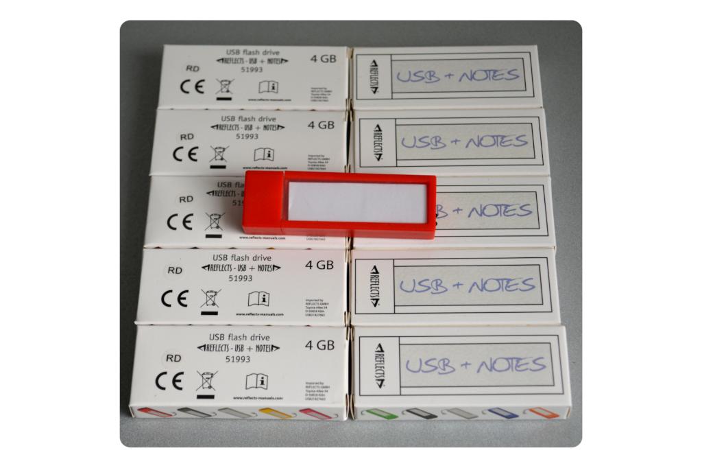 Partij 10 usb sticks 4GB, Reflects GmbH, Reflects, Nieuw, Ophalen of Verzenden