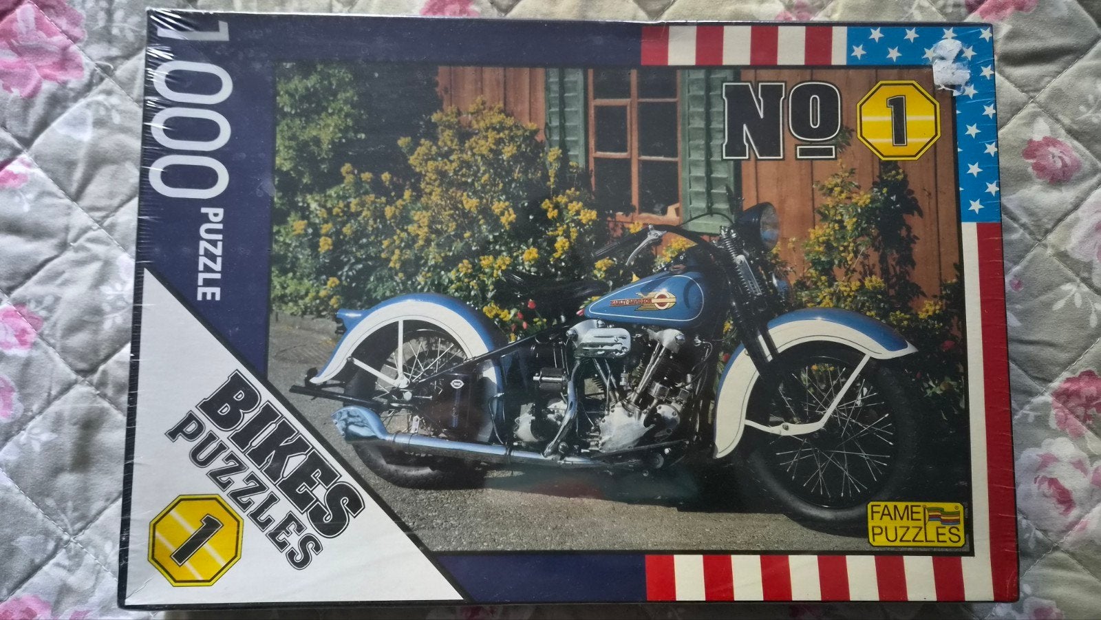Fame Puzzles Bikes 1000 stukjes legpuzzel, Ophalen of Verzenden, 500 t/m 1500 stukjes, Nieuw, Legpuzzel