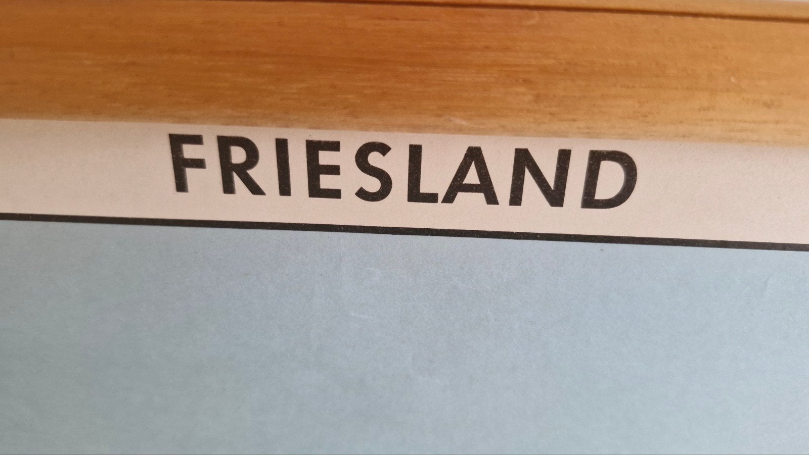 schoolplaat friesland, Ophalen of Verzenden, Aardrijkskunde
