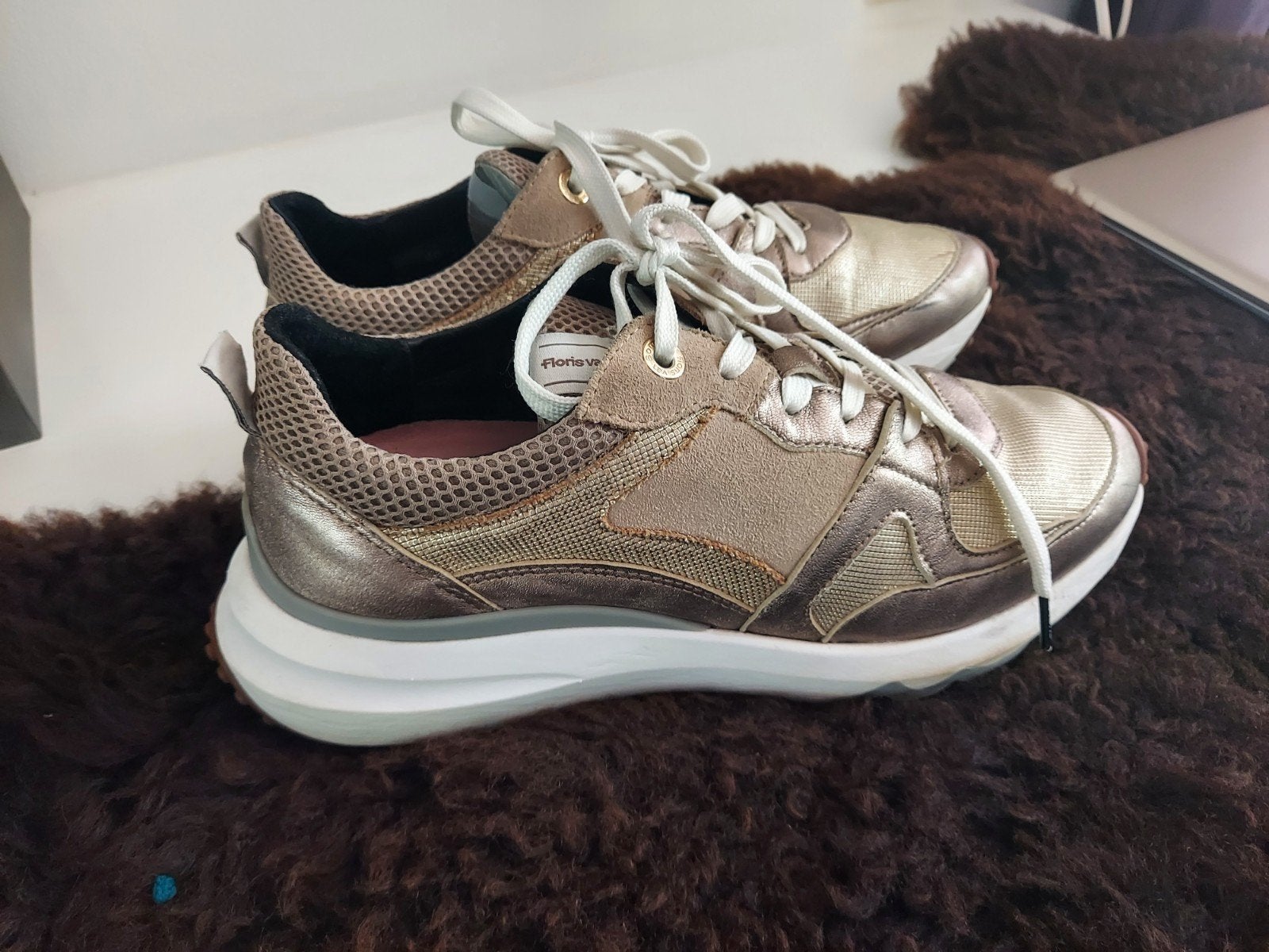 floris van bommel, Beige, Floris van Bommel, Ophalen of Verzenden, Sneakers of Gympen